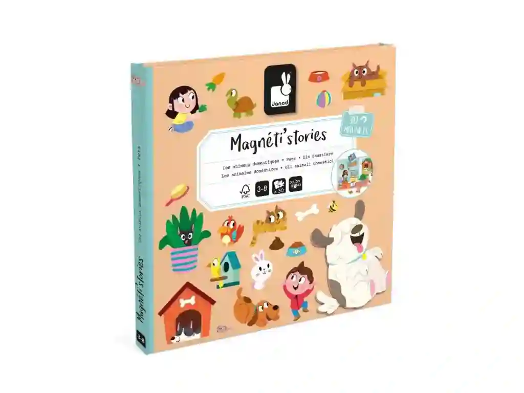 Janod: Magneti'Stories Animales Domésticos