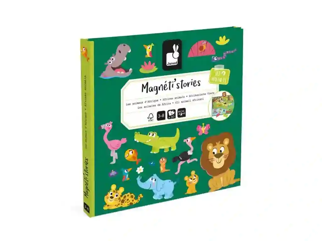 Janod: Magneti'Stories Animales de África
