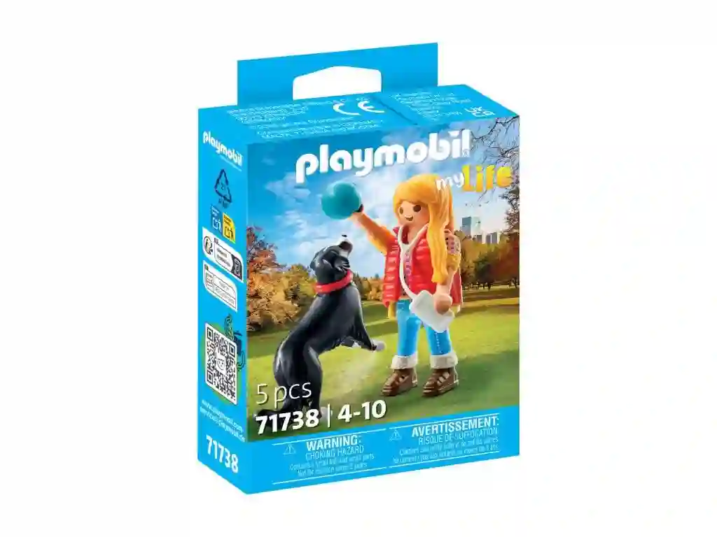 Playmobil® 71738 Mujer con perro de montaña