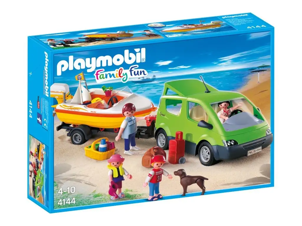 PlayMobil® 4144 COCHE FAMILITY CON Lancha