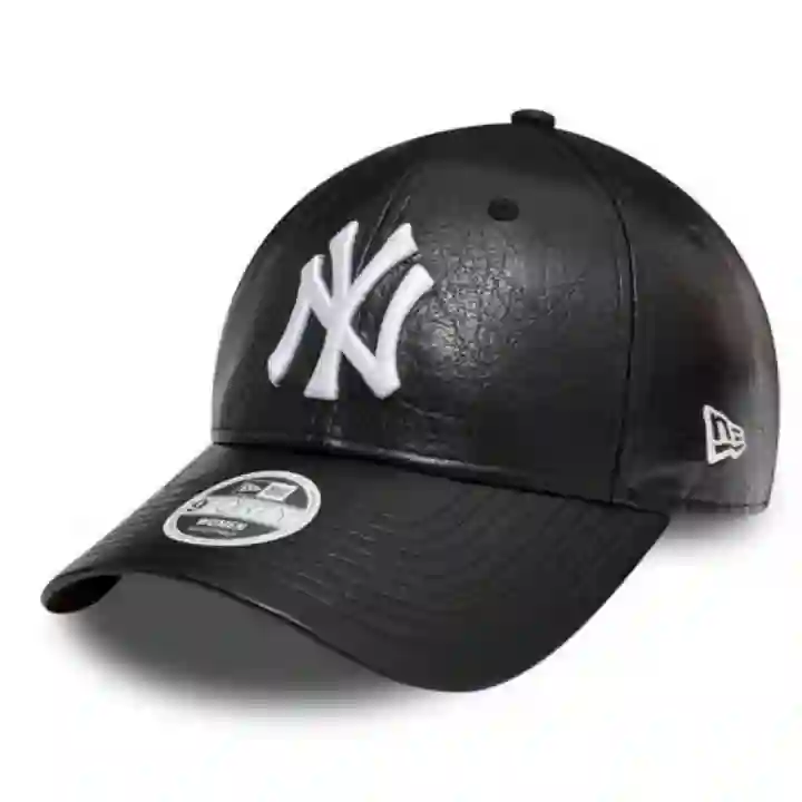 9 Mujeres de Forty PU New York Yankees Black/White - Nueva era