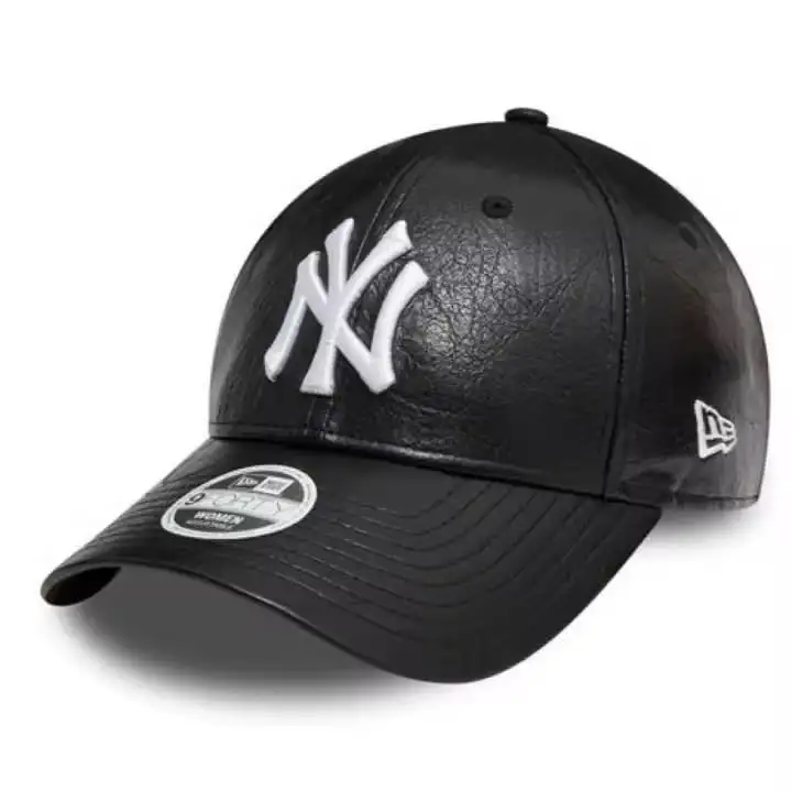 9 Mujeres de Forty PU New York Yankees Black/White - Nueva era