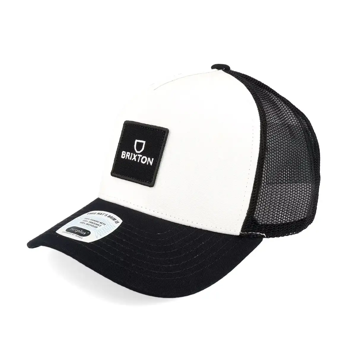 Bloque alfa x C MP CAP de malla Black/White - Brixton