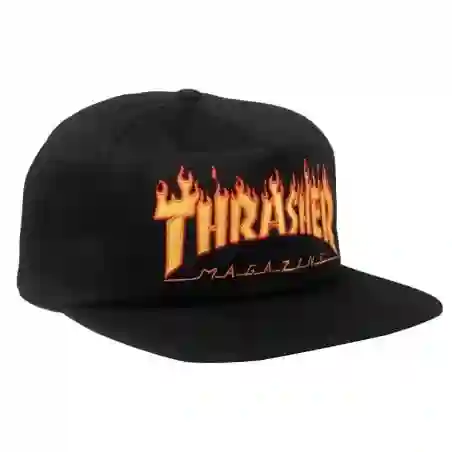 Snapback bordado de llamas - Thrasher