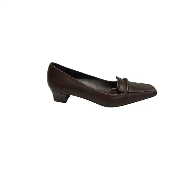Zapato Sport Con Adorno Piel Empeine Marron
