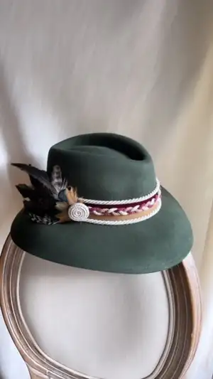 Fedora Verde ribete