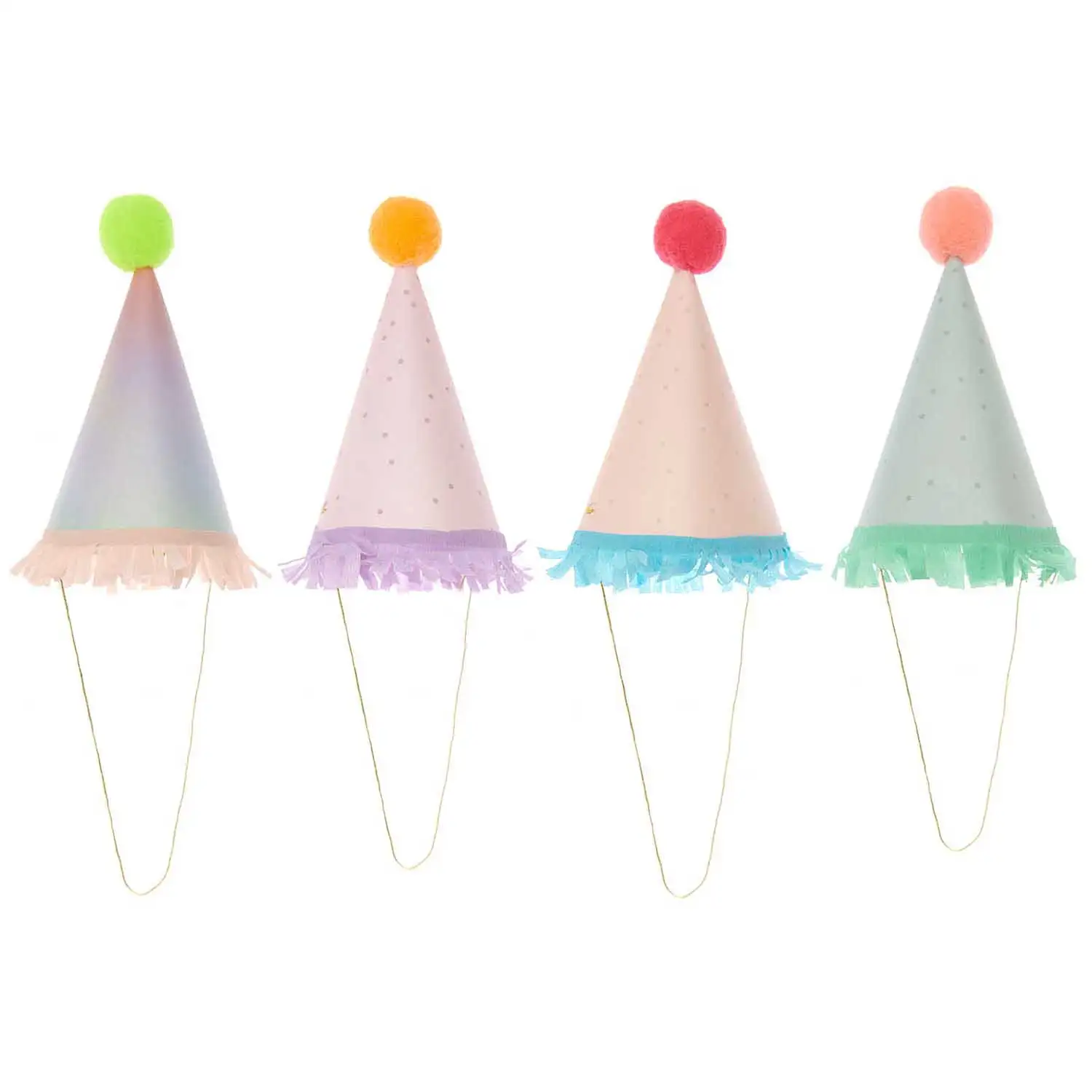 Mini gorritos pompón -8ud