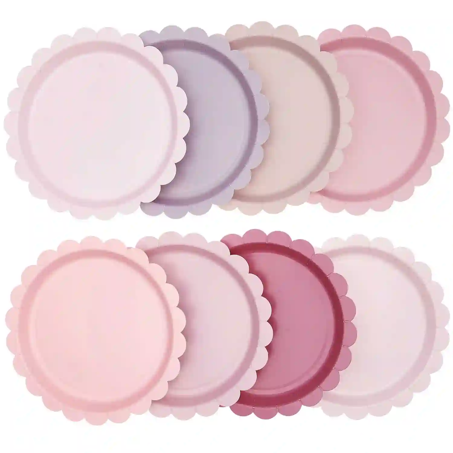 Rosas de mezcla de platos - 8UD