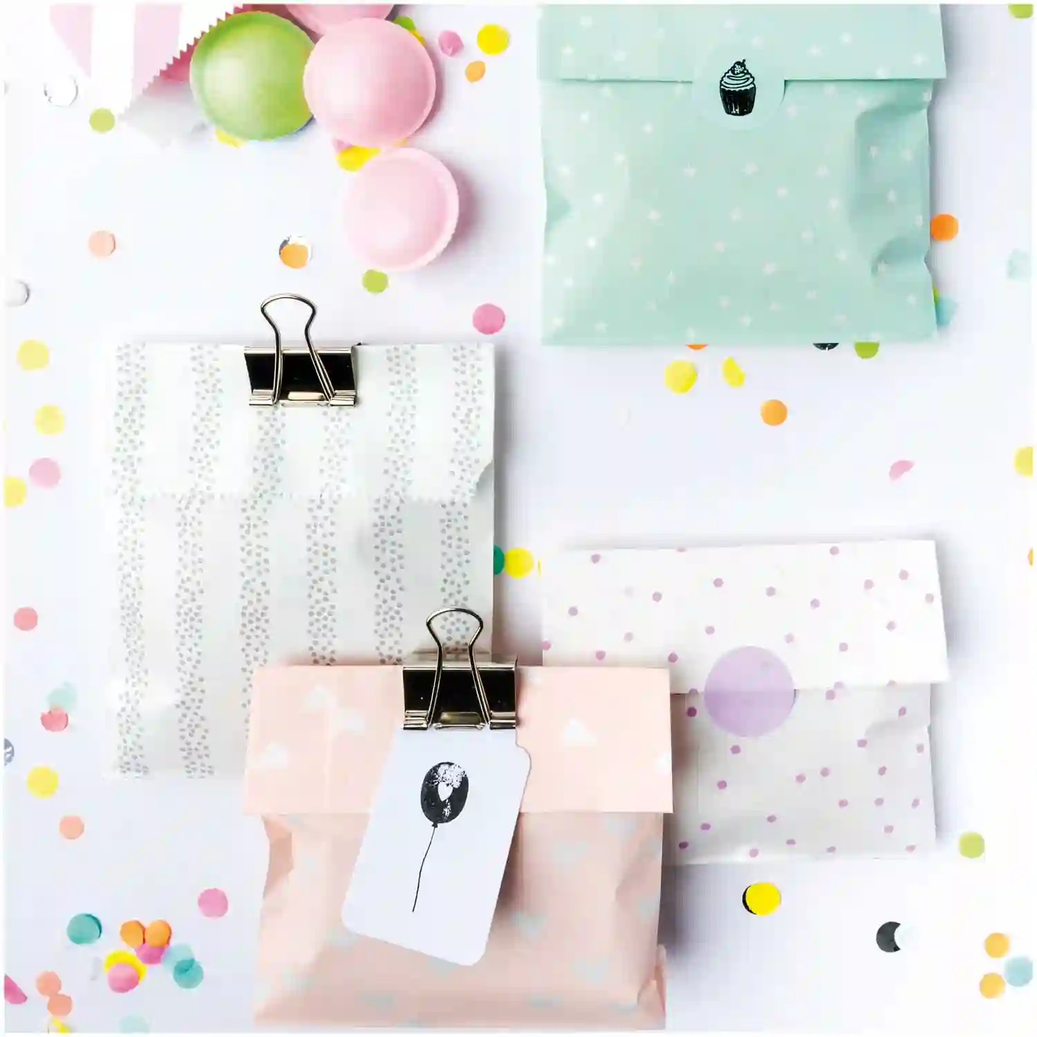 Bolsa Papel Mix Pastel - 20UD