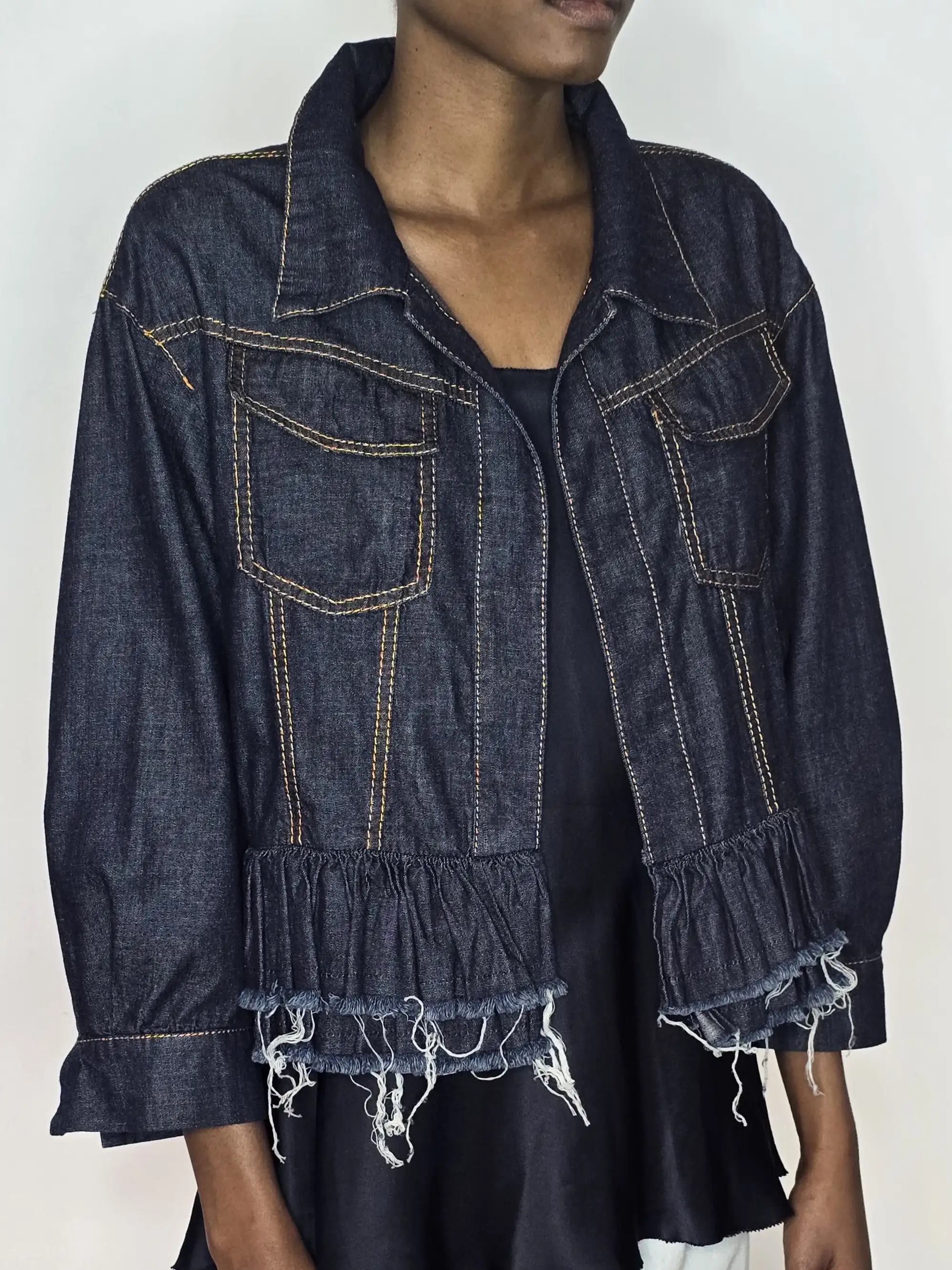 Chaqueta corta de mezclilla - Imagen 3