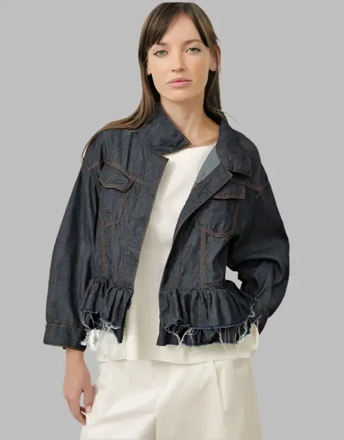 Chaqueta corta de mezclilla - Imagen 4