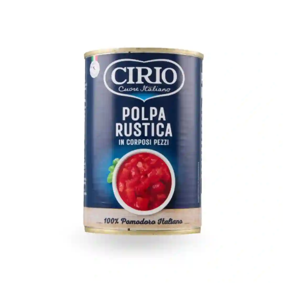 Tomate Pulpa Rústica con trozos grandes Cirio 400 g