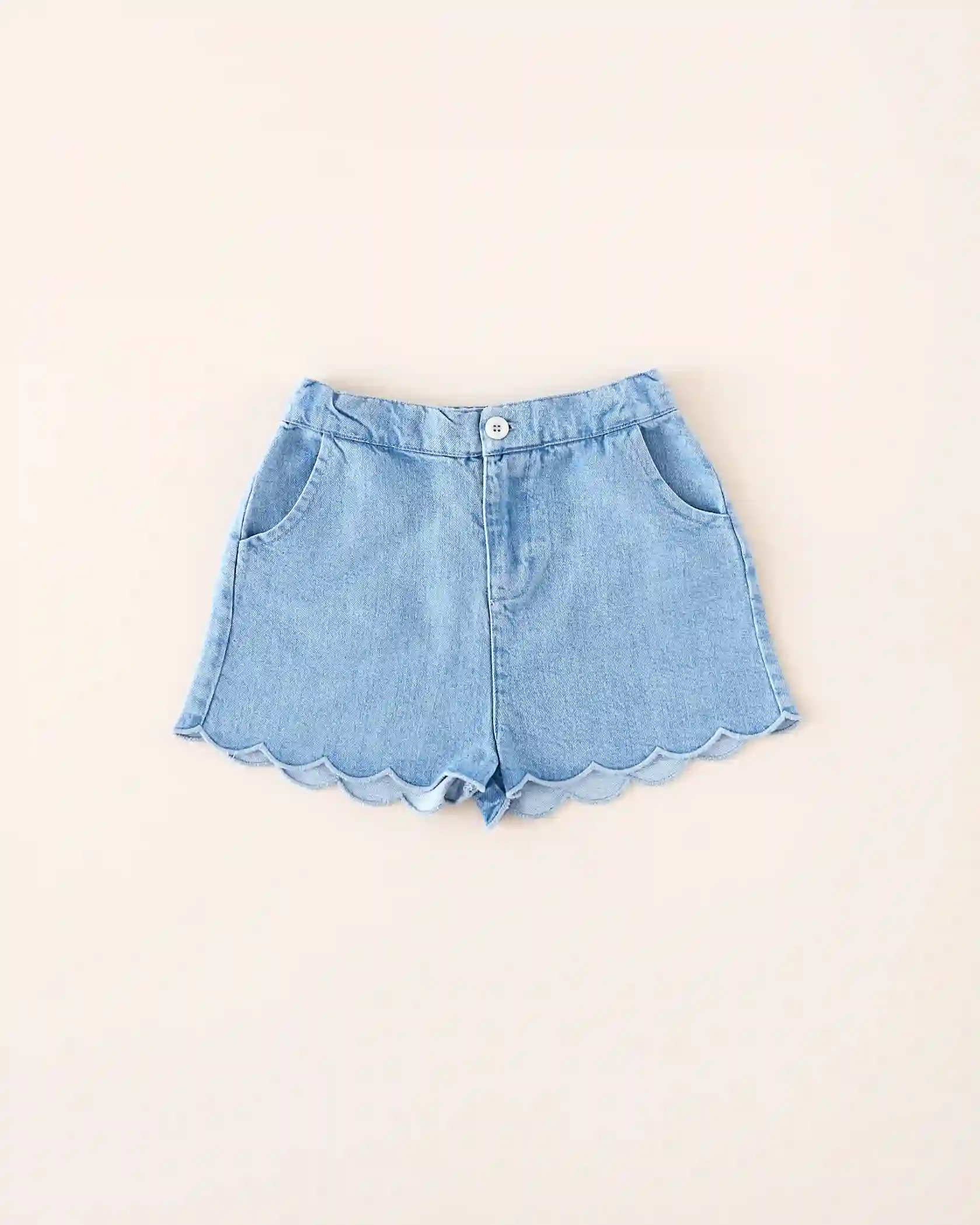 Ondas cortas lyocell denim