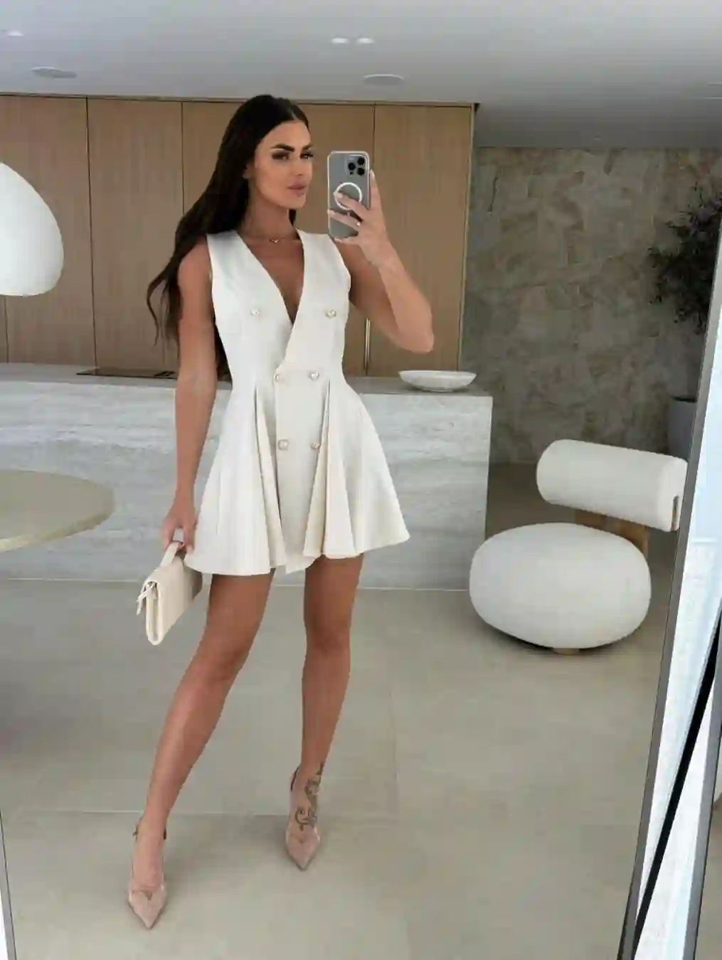 VESTIDO SHELI BEIGE