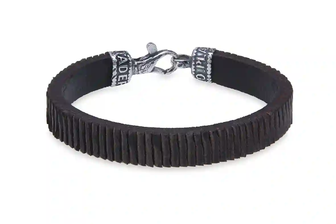 Pulsera cuero hombre