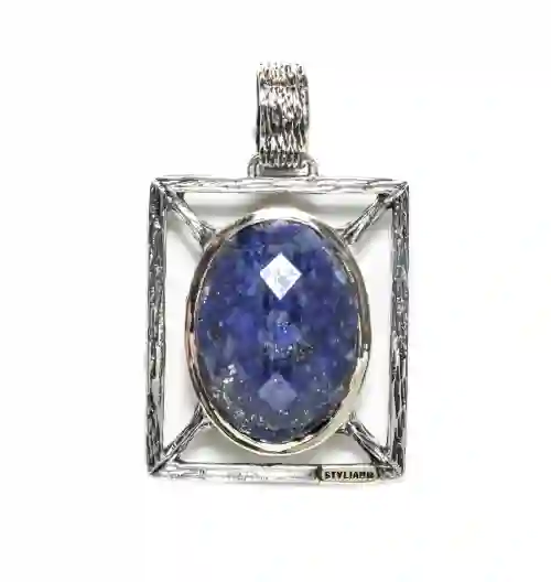 Colgante Lapislázuli Styliano Plata y Oro