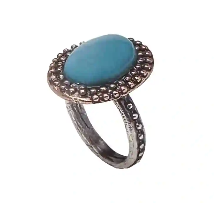Anillo de Bronce Con Turquesa WR073X