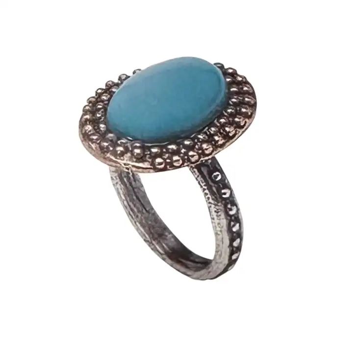 Anillo de Bronce Con Turquesa WR073X
