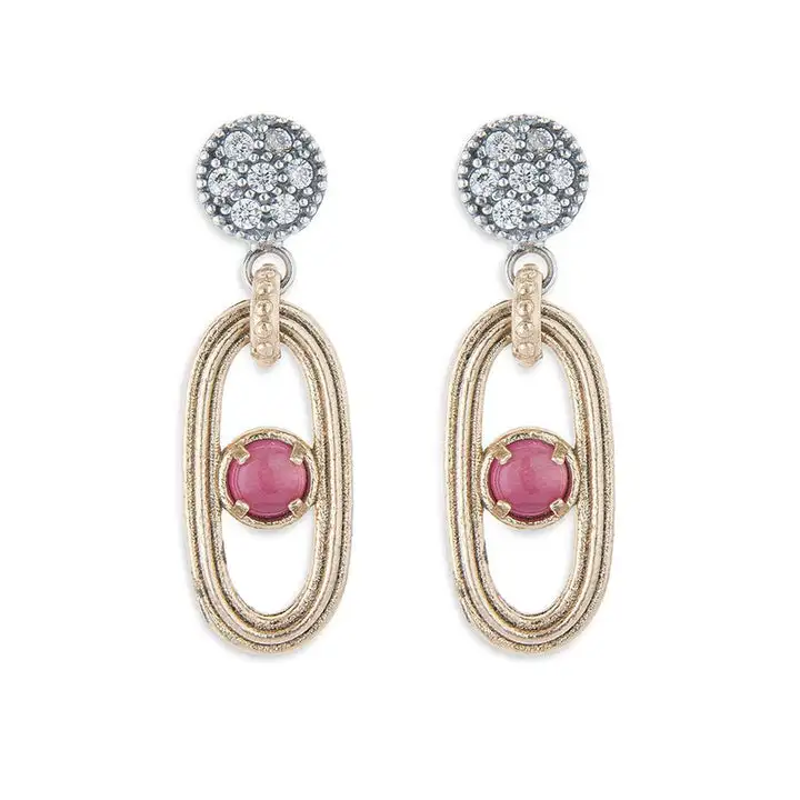 Pendientes Platadepalo We104a