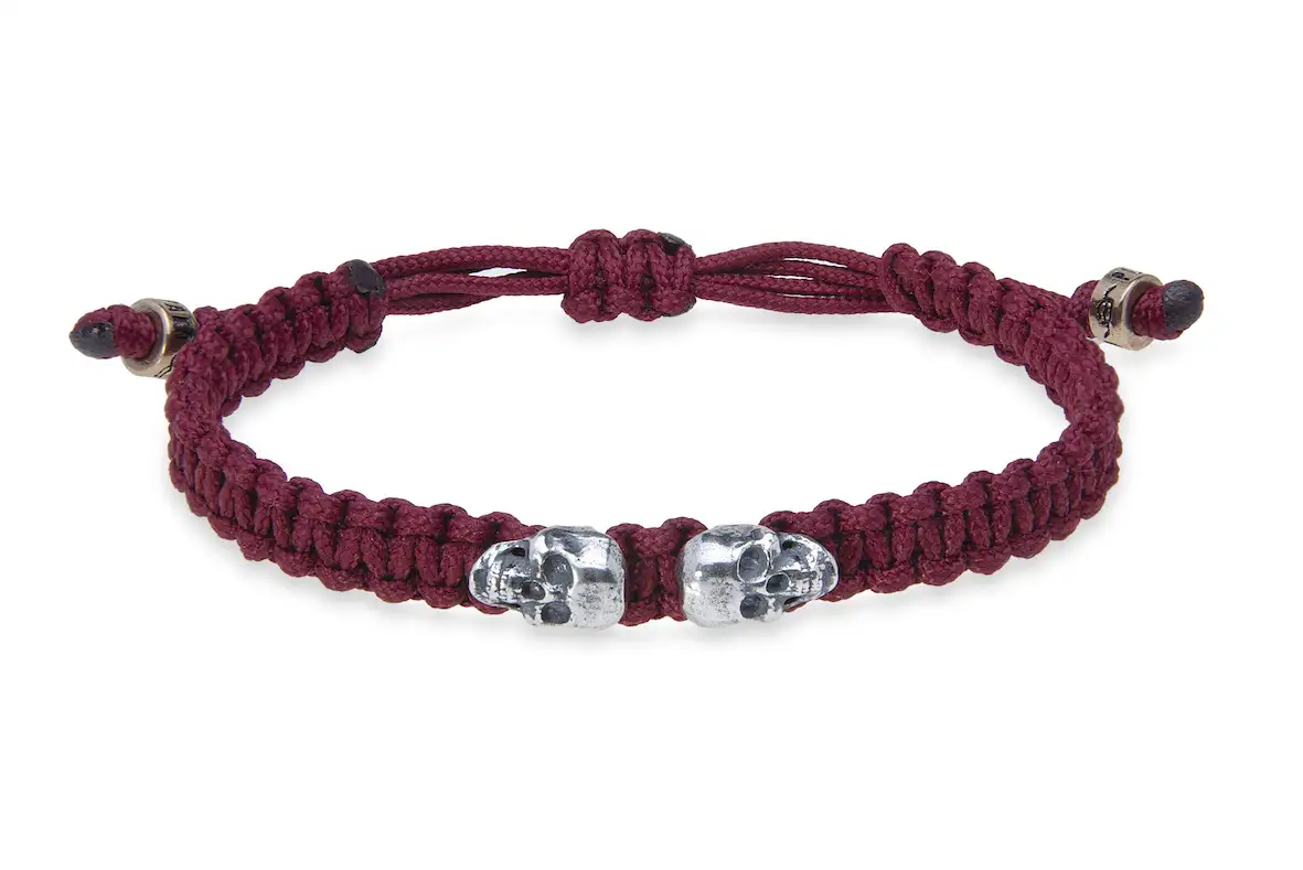 SKULL PLATADEPALO PULSERAS SB039X