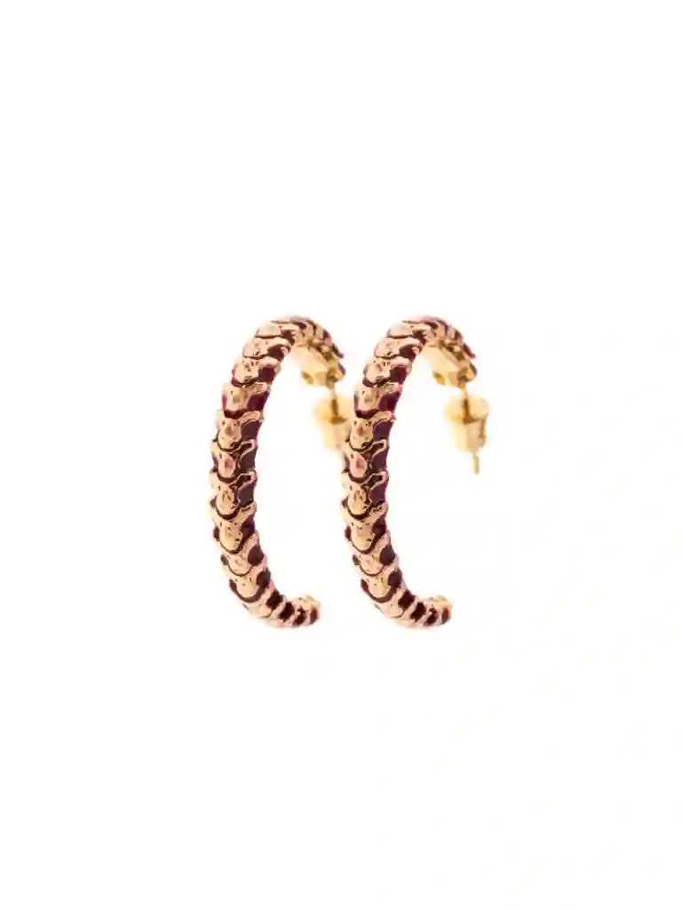 Circle Bone Big Earrings medium