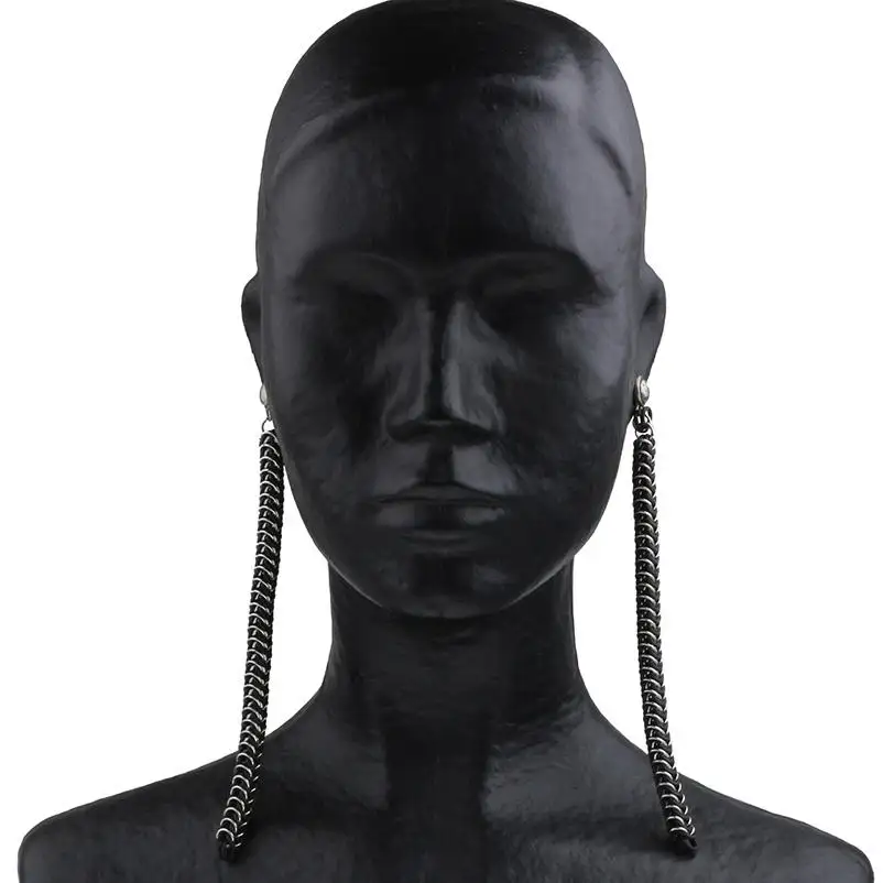 TUBULAR EARRINGS PLATA