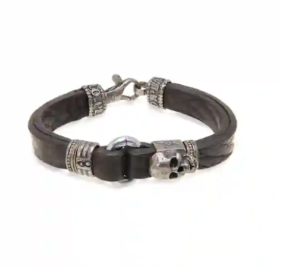 Pulsera Skull Platadepalo Cab21a