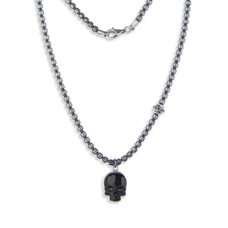 Collar hombre plata