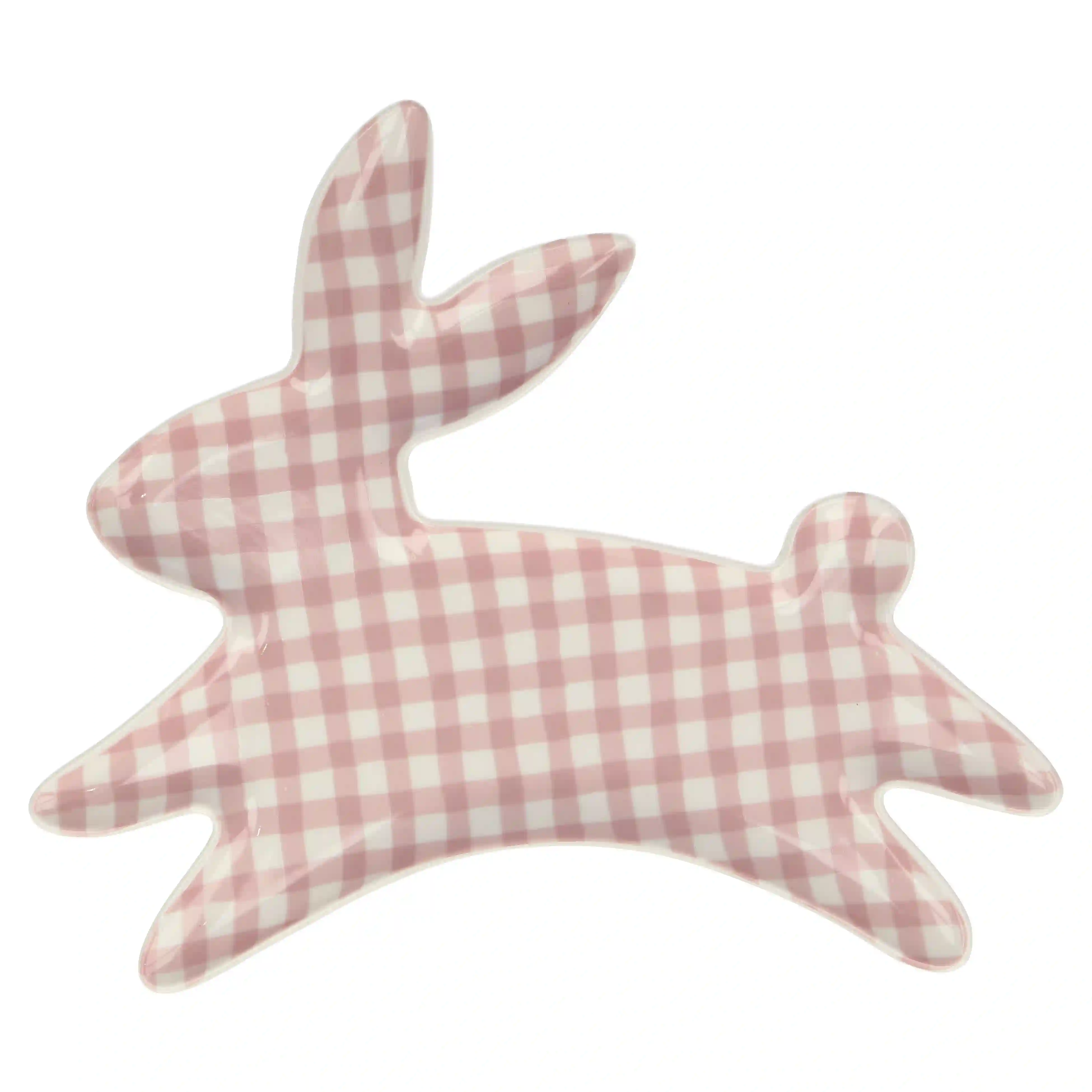 2 sets de porcelana plato conejo