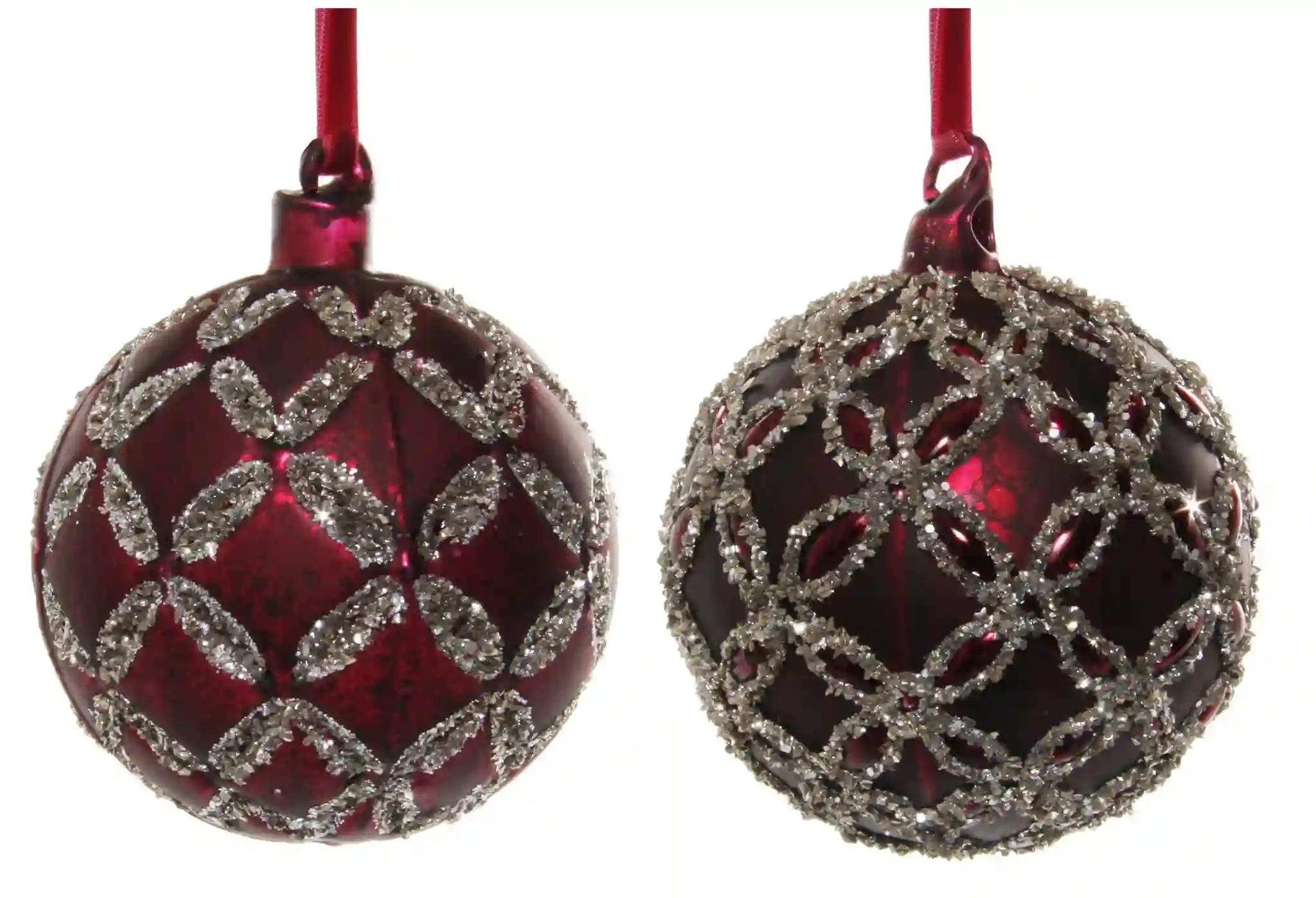 Bola cristal burdeos