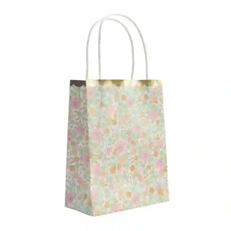 Bolsa con asa flores