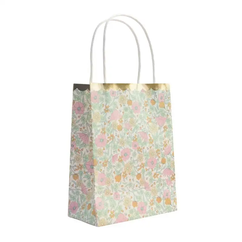 Bolsa con asa flores