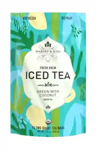 15 envelope bag organic green ice cream with coconut