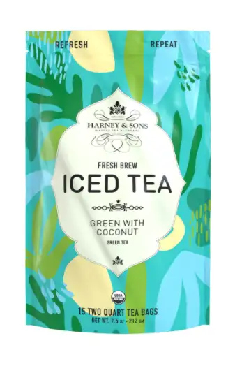 15 envelope bag organic green ice cream with coconut