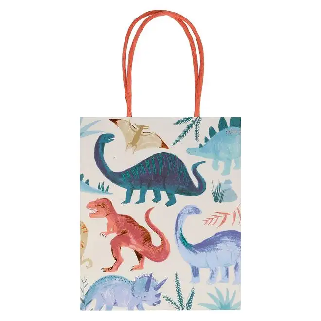 Dinosaur party bags