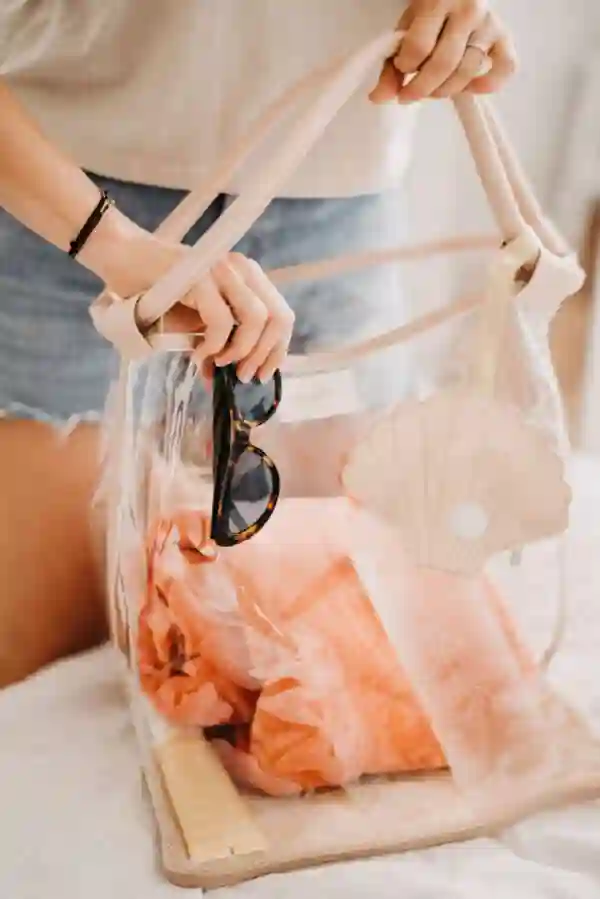 Bolso de playa rosita