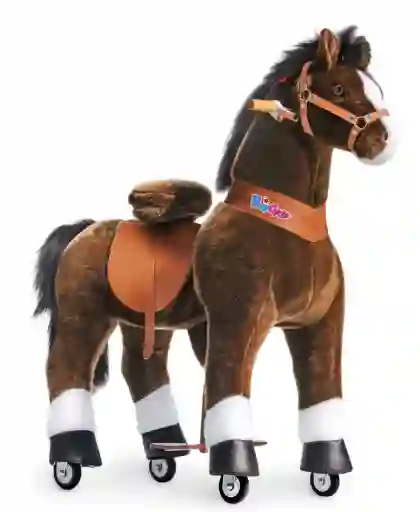 Brown horse to mount