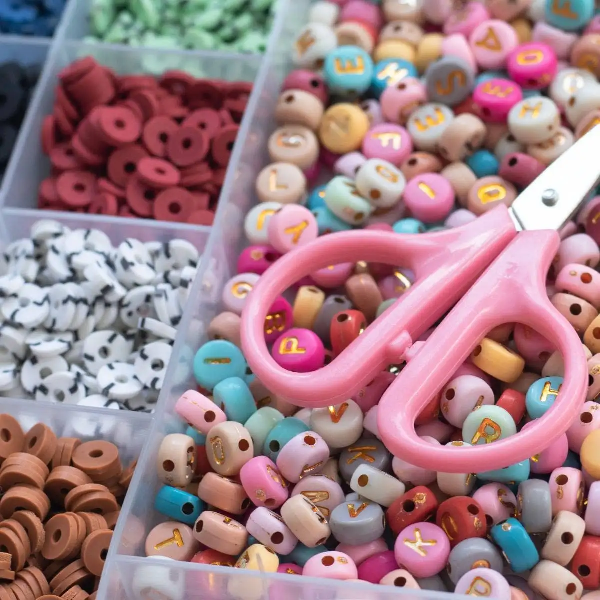 16 mm heishi bead colors - Nature - Image 3