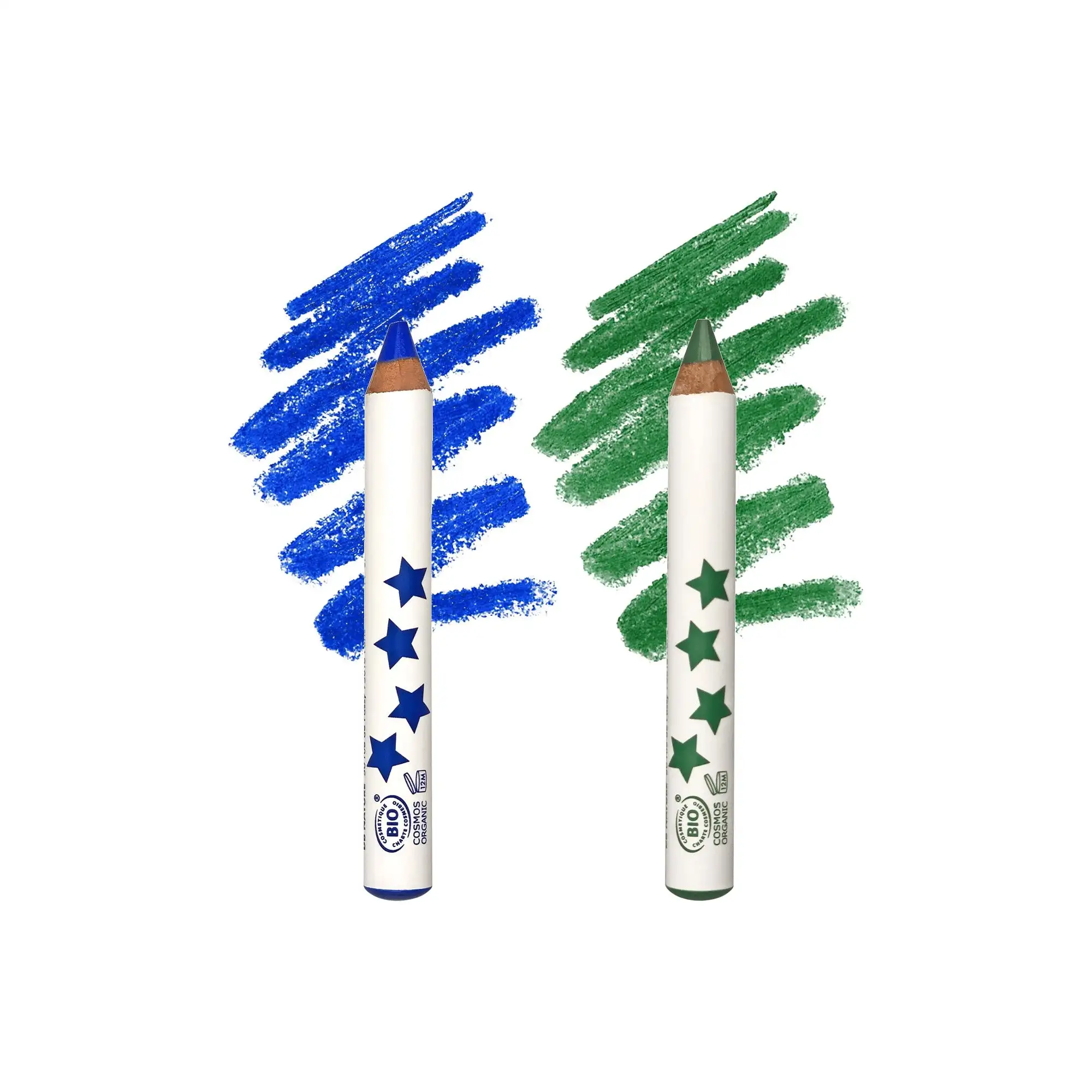 Caja de 2 lápices maquillaje HEROBOY Azul & Verde - Imagen 2