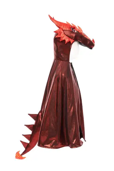 Capa del dragón rojo Talla 5-6 años