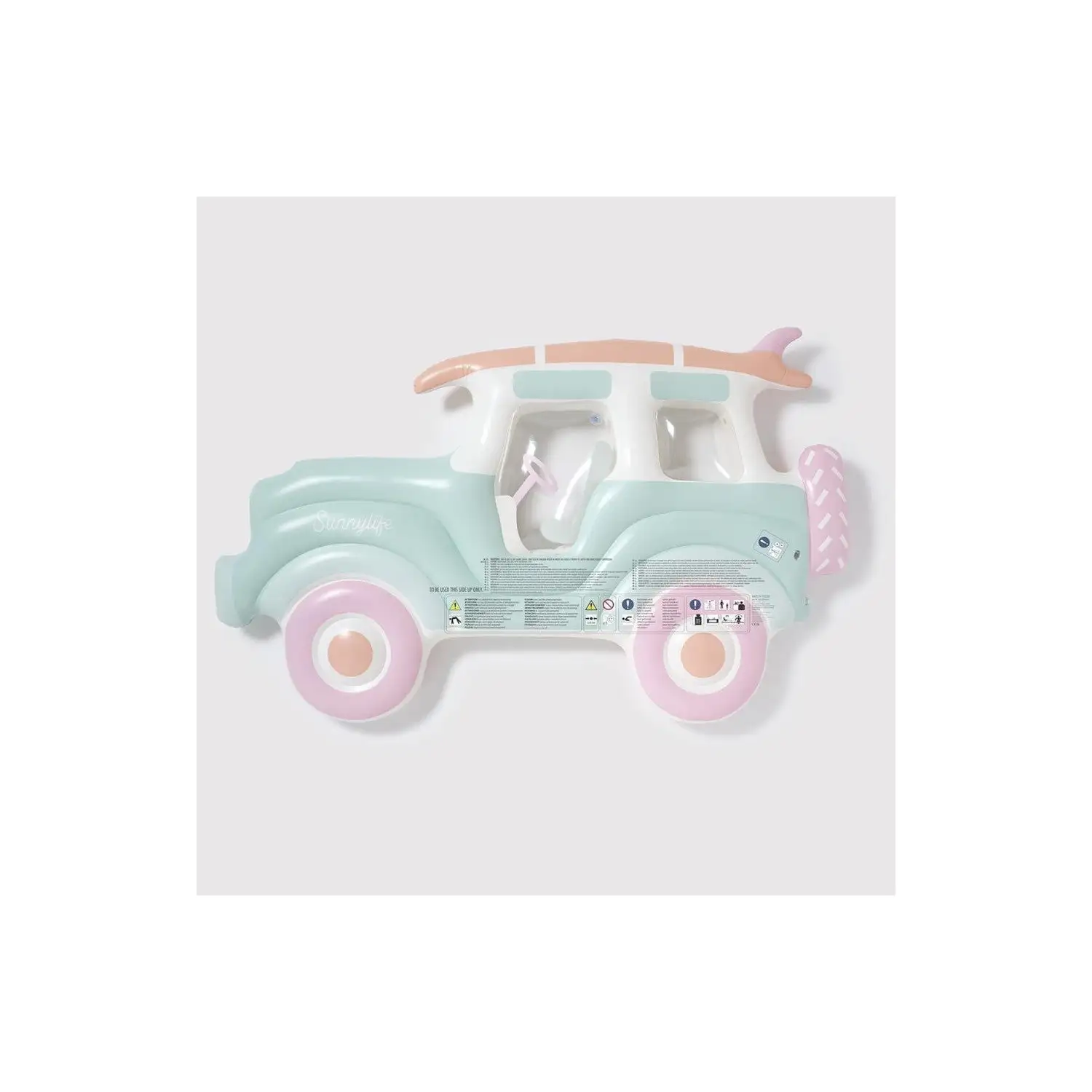 Multicolored buggy mat