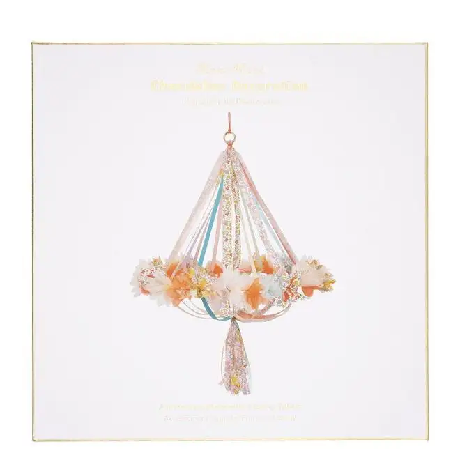 Colgante con flores y tela de Liberty - Imagen 2