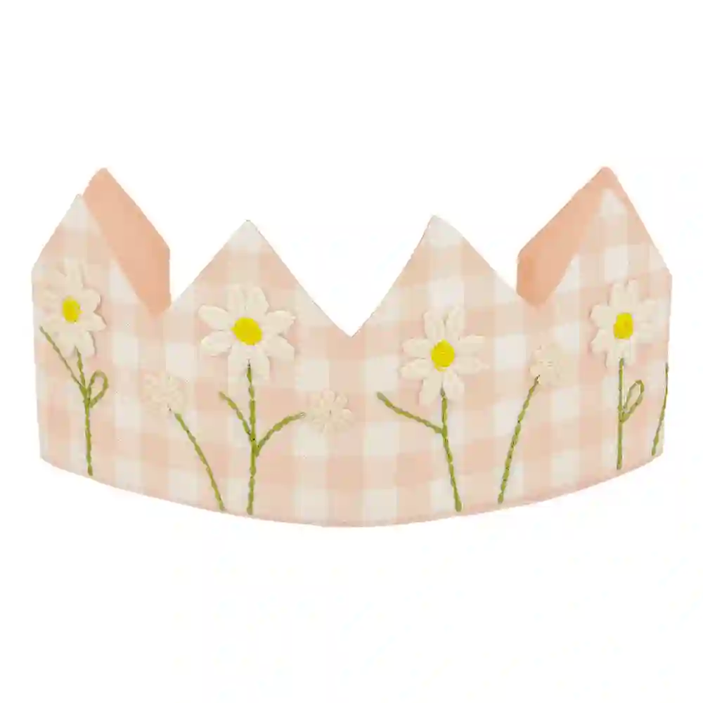 Gingham Flower Corona