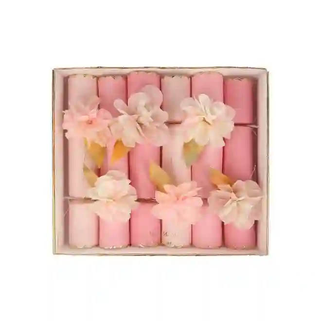 Flores medias de galletas