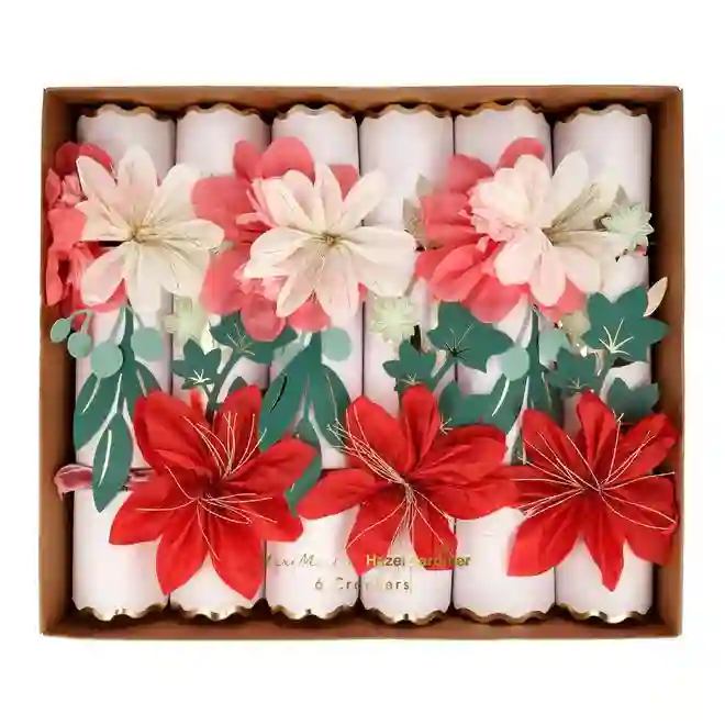 Galletas medias flores avellanas