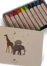 Safari colored crayons