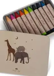 Safari colored crayons