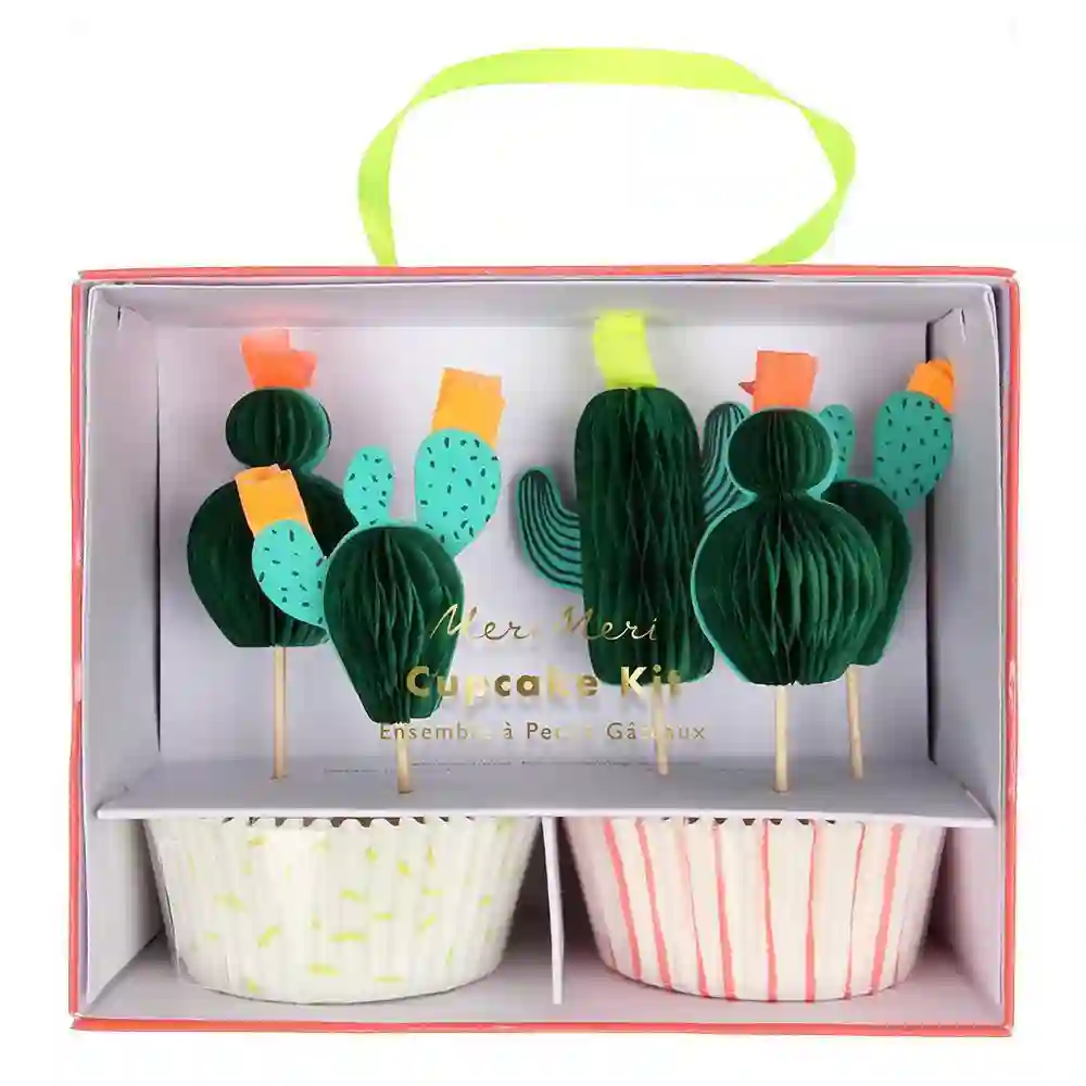Kit de cupcake cactus