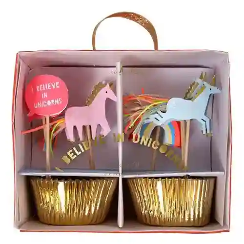 Kit de cupcake unicornios