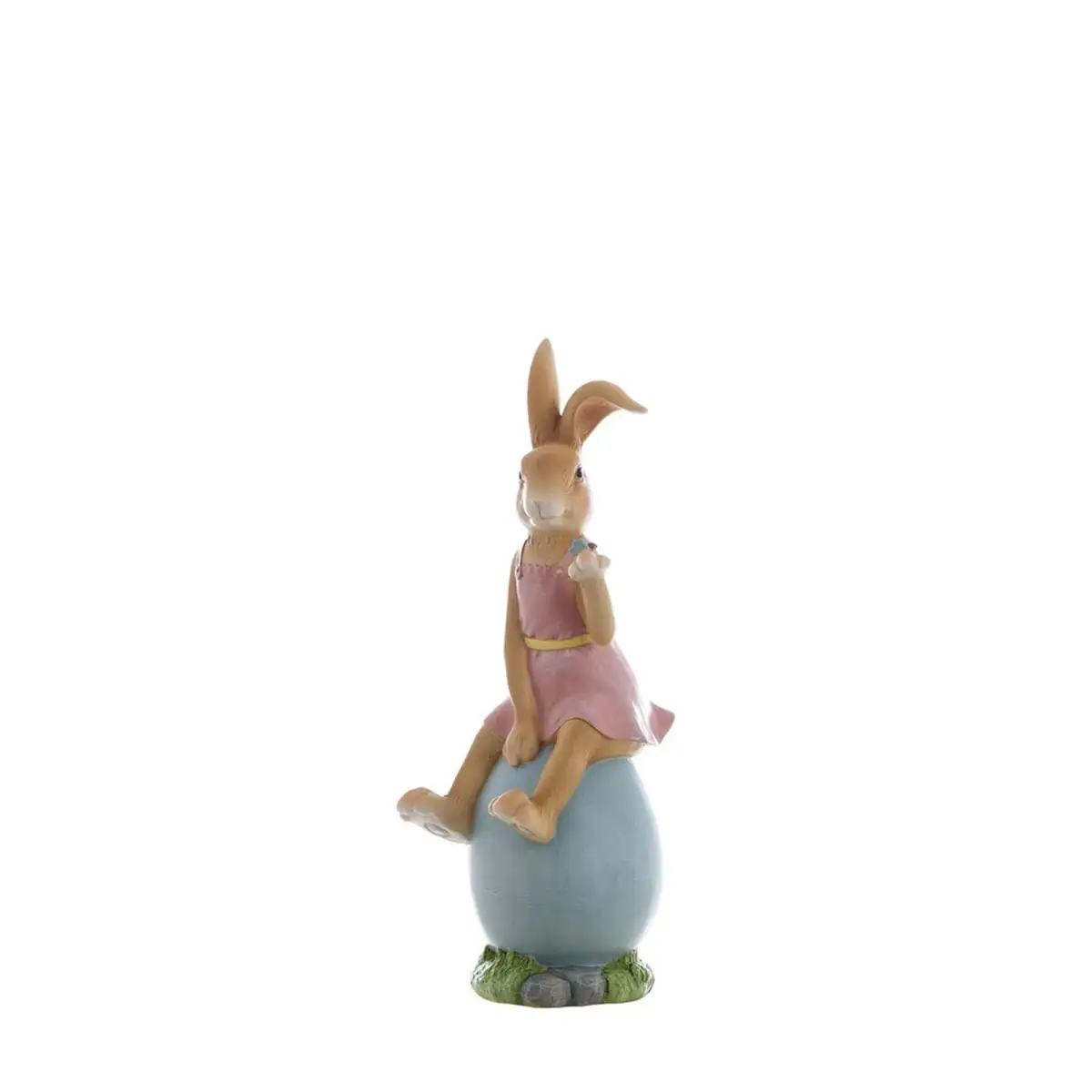 Decoration resin bunny sitting in Easter egg - Image 3